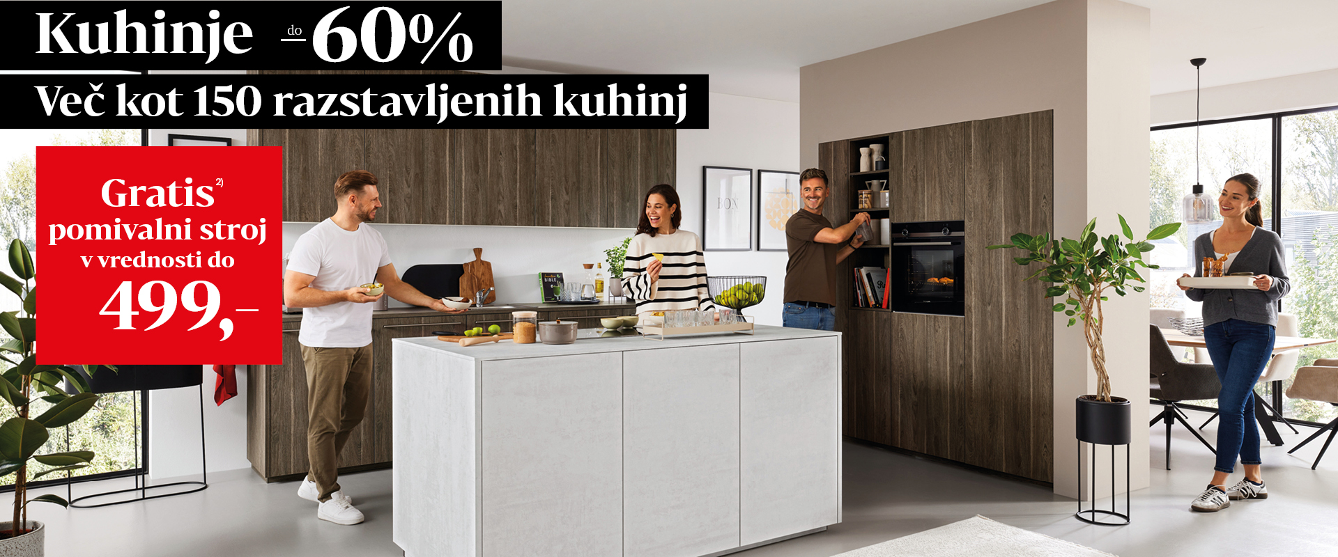 Kuhinje do -60%