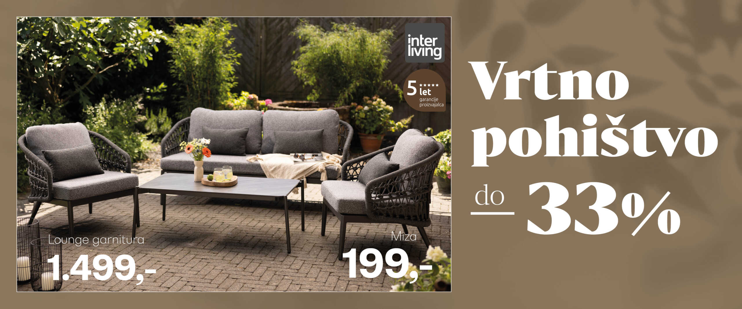 Vrtno pohištvo do -33%